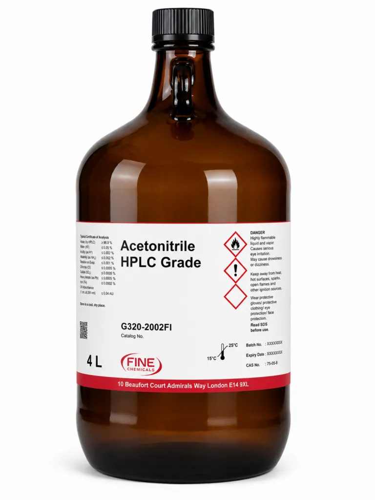 ACETONITRILE HPLC GRADE - G320-2002FI - 4L  FINE CHEMICALS
